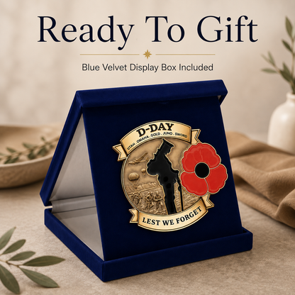 Limited Edition D-DAY 80th Anniversary Commemorative Brooch