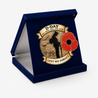 Limited Edition D-DAY 80th Anniversary Commemorative Brooch