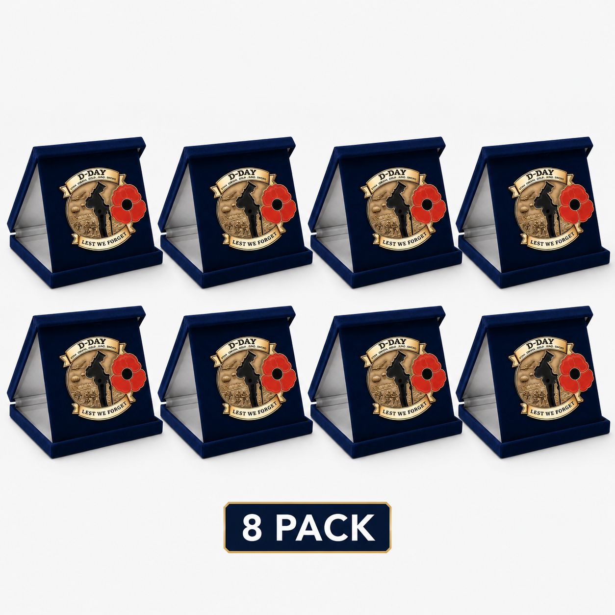 Limited Edition D-DAY 80th Anniversary Commemorative Brooch