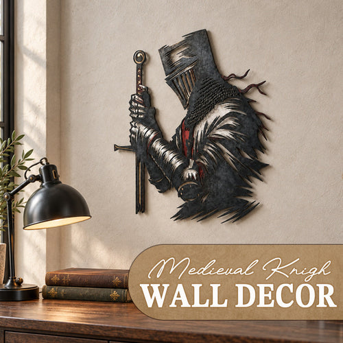 ⚔️⚔️Medieval Knight Wall Decor – The Guardian Knight