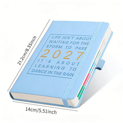 📅  📓 2027 Calendar Notebook – A5, one day per sheet, date-marked – Ideal for daily logs & future reference ✨