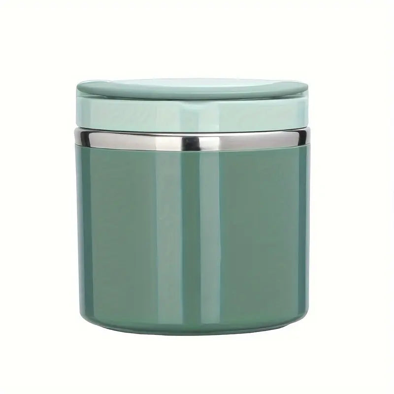 ✨Stainless Steel Insulated Lunch Box with Handle – Leakproof Stackable Food Container for Office, School & Travel