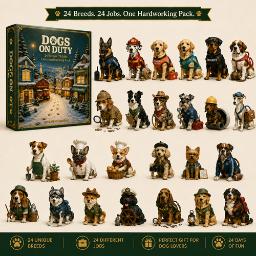 Dogs on Duty– 24 Breeds & 24 Jobs Dog Advent Calendar