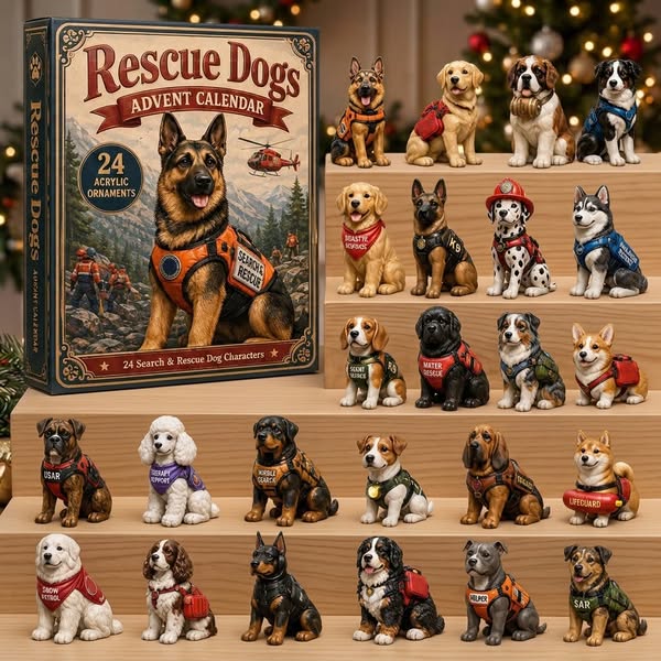 👨‍🚒Rescue Dogs Advent Calendar 2026 - 24-Day Festive Countdown