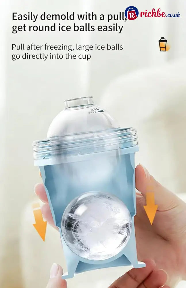 🔥2-in-1 Collapsible Silicone Ice🧊 Ball Maker Cup