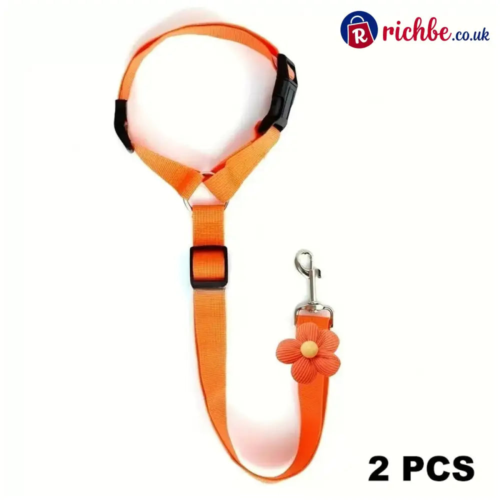 2-in-1 Dog Car Seat Belt & Walking Leash - Hot Sale