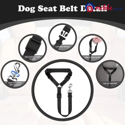 2-in-1 Dog Car Seat Belt & Walking Leash - Hot Sale