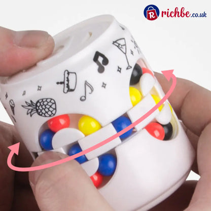 🌀 2-in-1 Educational Fidget Spinner Can Toy ✨ Fun Learning - Hot Sale