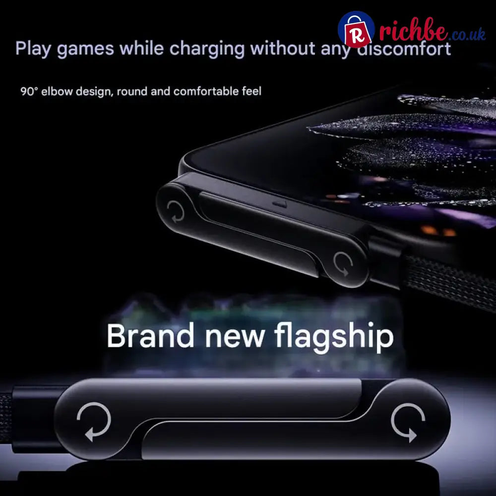 📱 2-in-1 Fast Charging Cable with Phone Stand – Charge & Watch Hands-Free ⚡ - Hot Sale