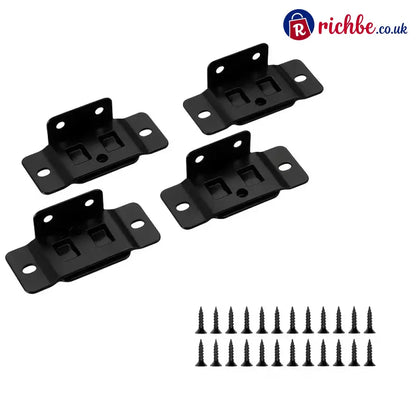 2-in-1 Locking Insert Shelf Brackets 🔧 - Black / 🔥Buy 3 Get 2 Free（5 Pairs） - Tools & Gadgets