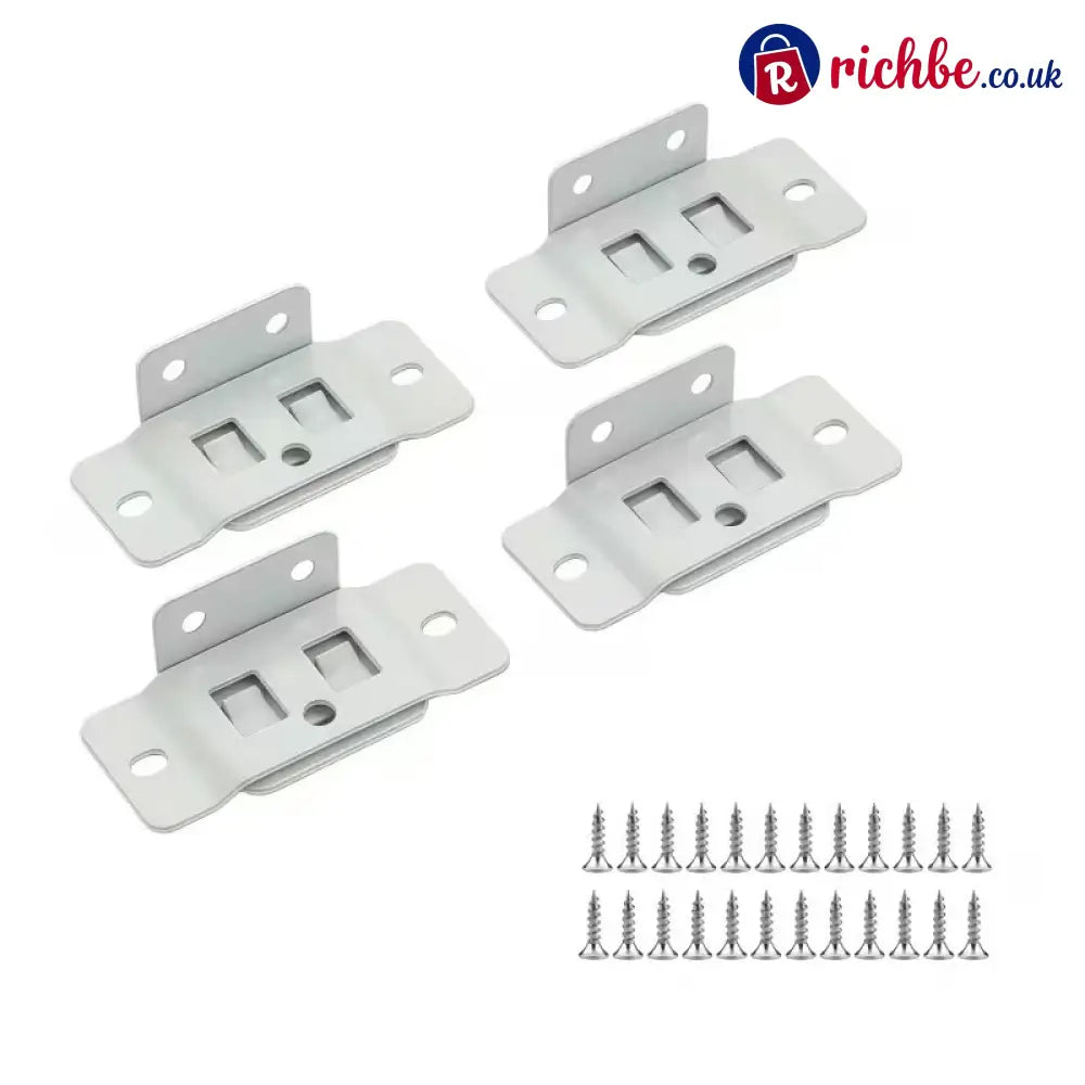 2-in-1 Locking Insert Shelf Brackets 🔧 - White / 🔥Buy 3 Get 2 Free（5 Pairs） - Tools & Gadgets