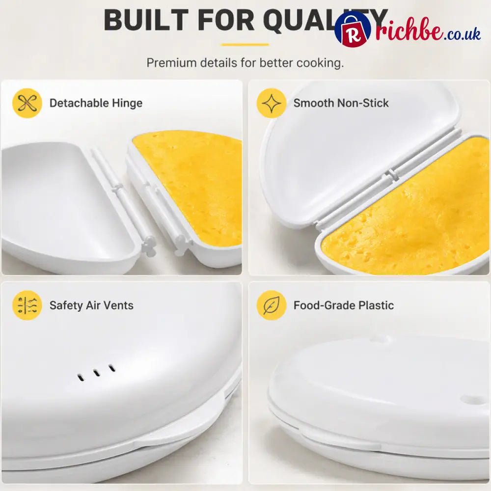🍳 2-in-1 Microwave Omelet & Egg Cooker - Houseware & Kitchen