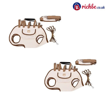 🐶2-in-1 Portable Breathable Pet Carrierk