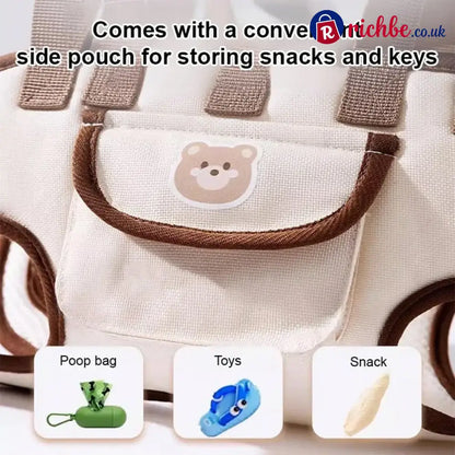 🐶2-in-1 Portable Breathable Pet Carrierk