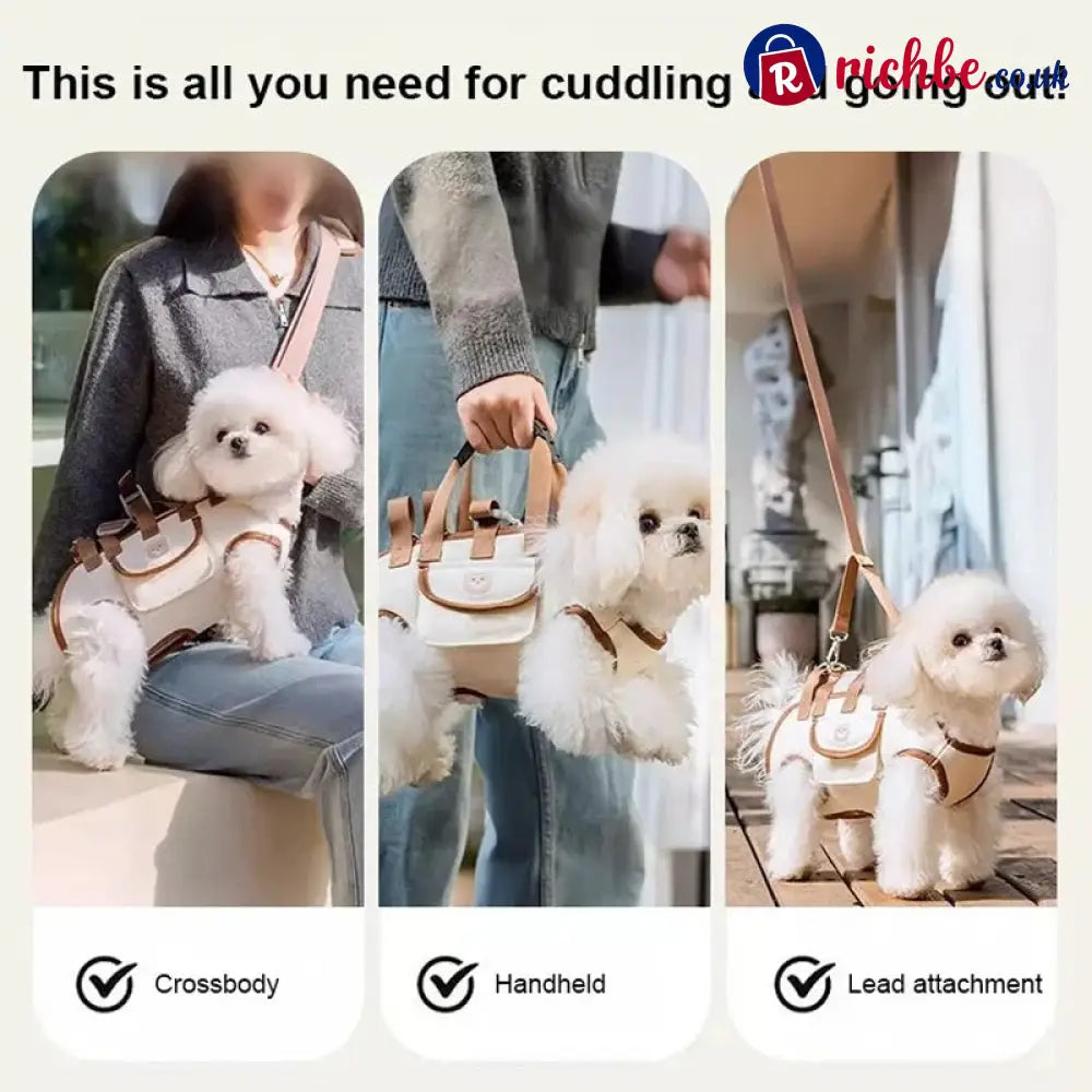 🐶2-in-1 Portable Breathable Pet Carrierk