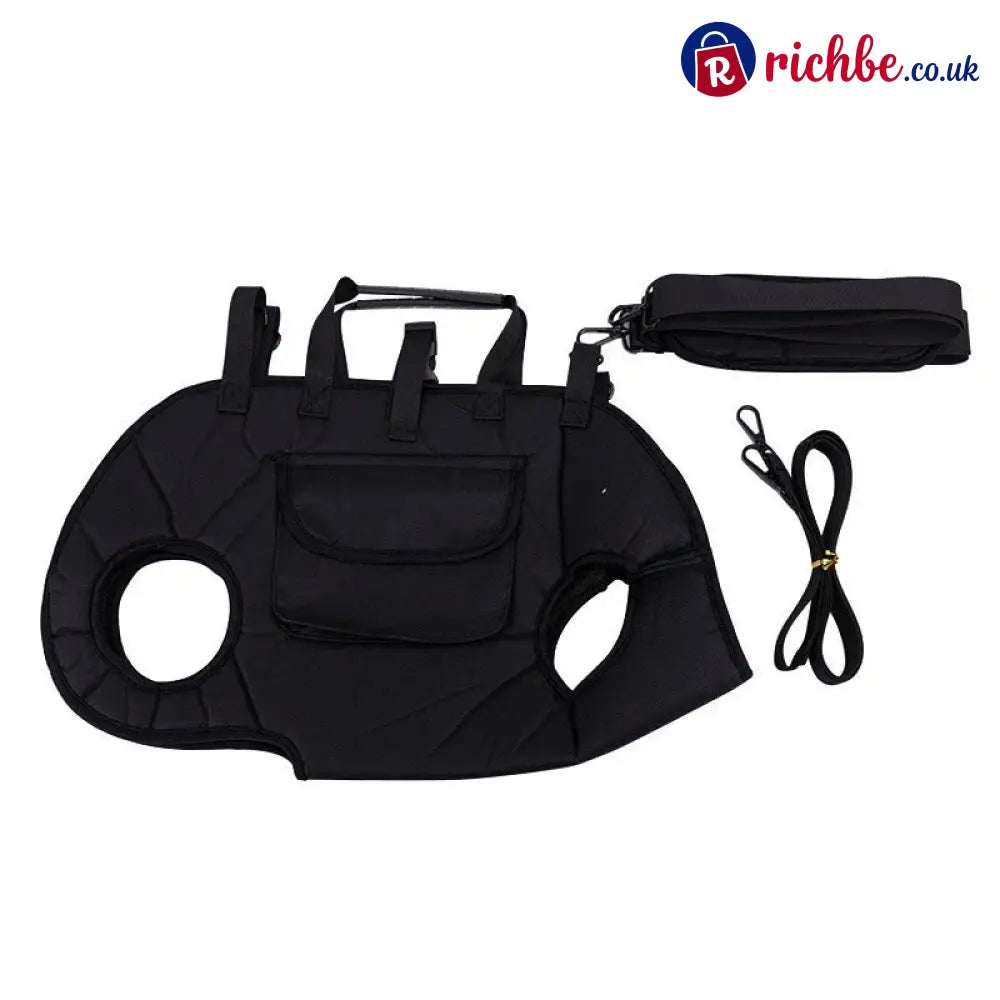 🐶2-in-1 Portable Breathable Pet Carrierk - Black / S