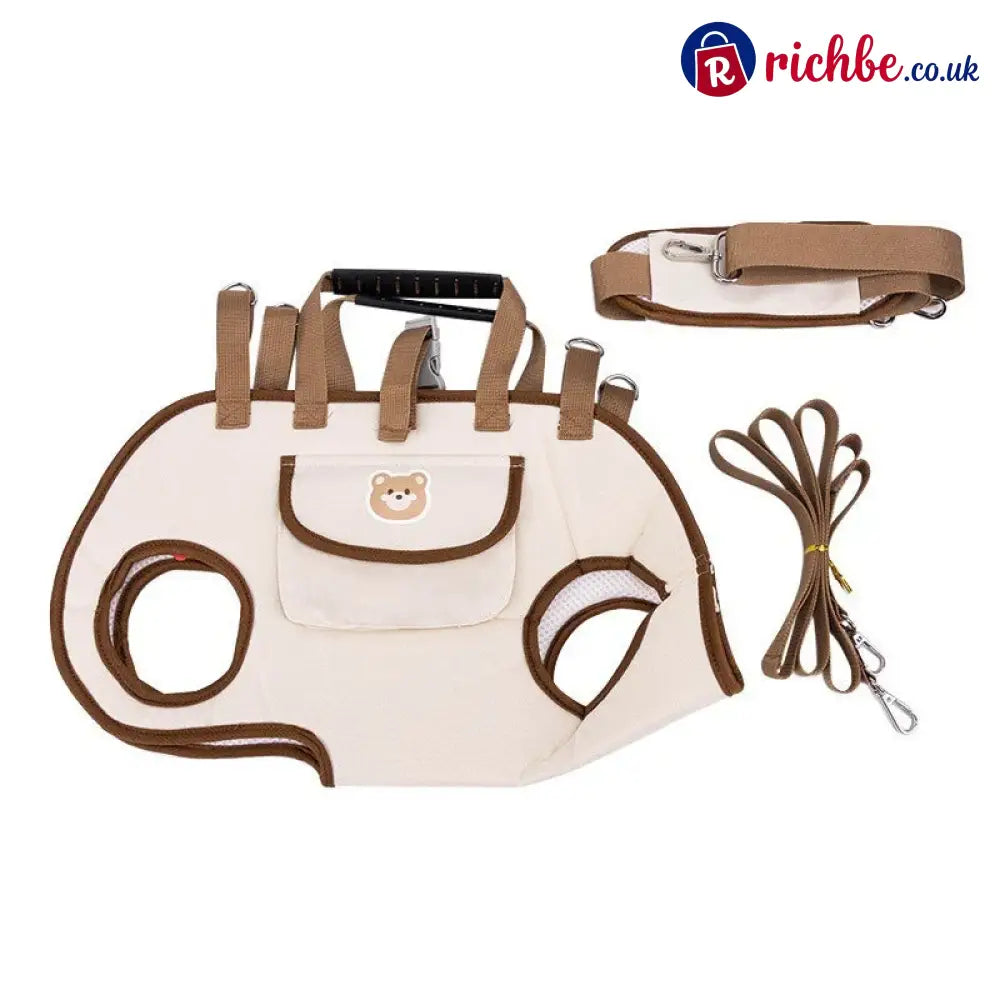 🐶2-in-1 Portable Breathable Pet Carrierk - Khaki / S