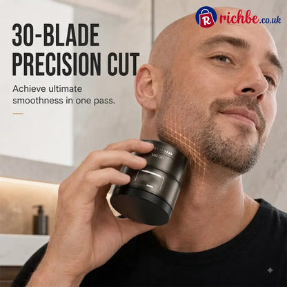 2-in-1 Smart Electric Bald Head Shaver and Beard Trimmer with Digital Display