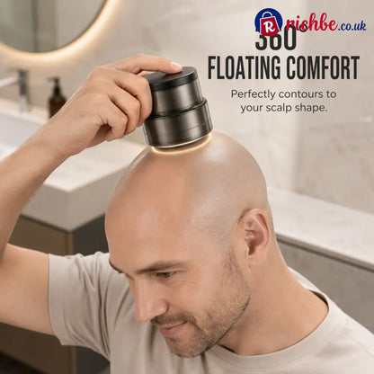2-in-1 Smart Electric Bald Head Shaver and Beard Trimmer with Digital Display