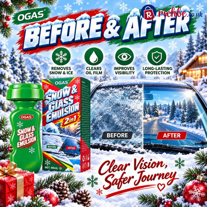 🚗2-in-1 Snow & Glass Cleaner – Winter Windscreen Care with Built-In Applicator❄️