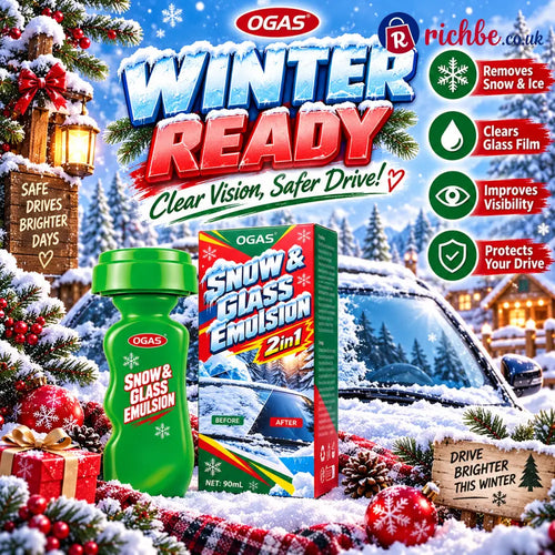🚗2-in-1 Snow & Glass Cleaner – Winter Windscreen Care with Built-In Applicator❄️