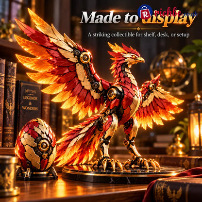 🐦‍🔥 2-in-1 Transforming Mechanical Phoenix Egg – Winged Fantasy Figure