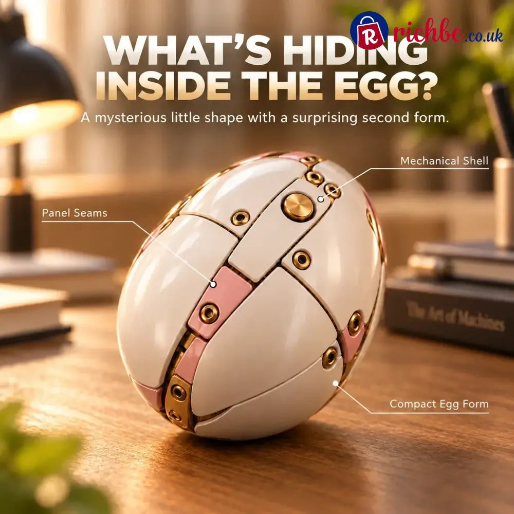 ✨🦄 2-in-1 Transforming Mechanical Unicorn Egg – Winged Fantasy Figure