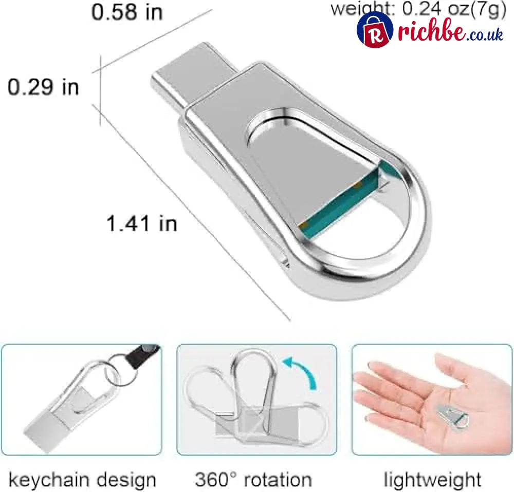 2-in-1 USB-C & USB-A Flash Drive – 64GB USB 3.0 Portable Storage - USB Flash Drives