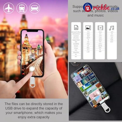 2-in-1 USB-C & USB-A Flash Drive – 64GB USB 3.0 Portable Storage - USB Flash Drives