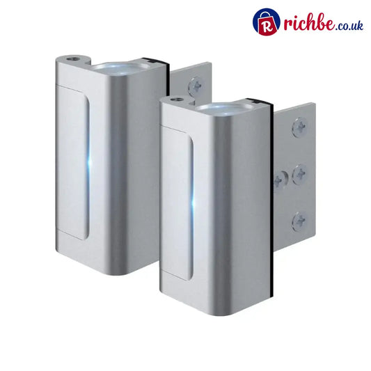 2 Pack Home Security Door Reinforcement Lock – Withstands 800 lbs Heavy Duty Inward Swinging Door Lock Childproof &