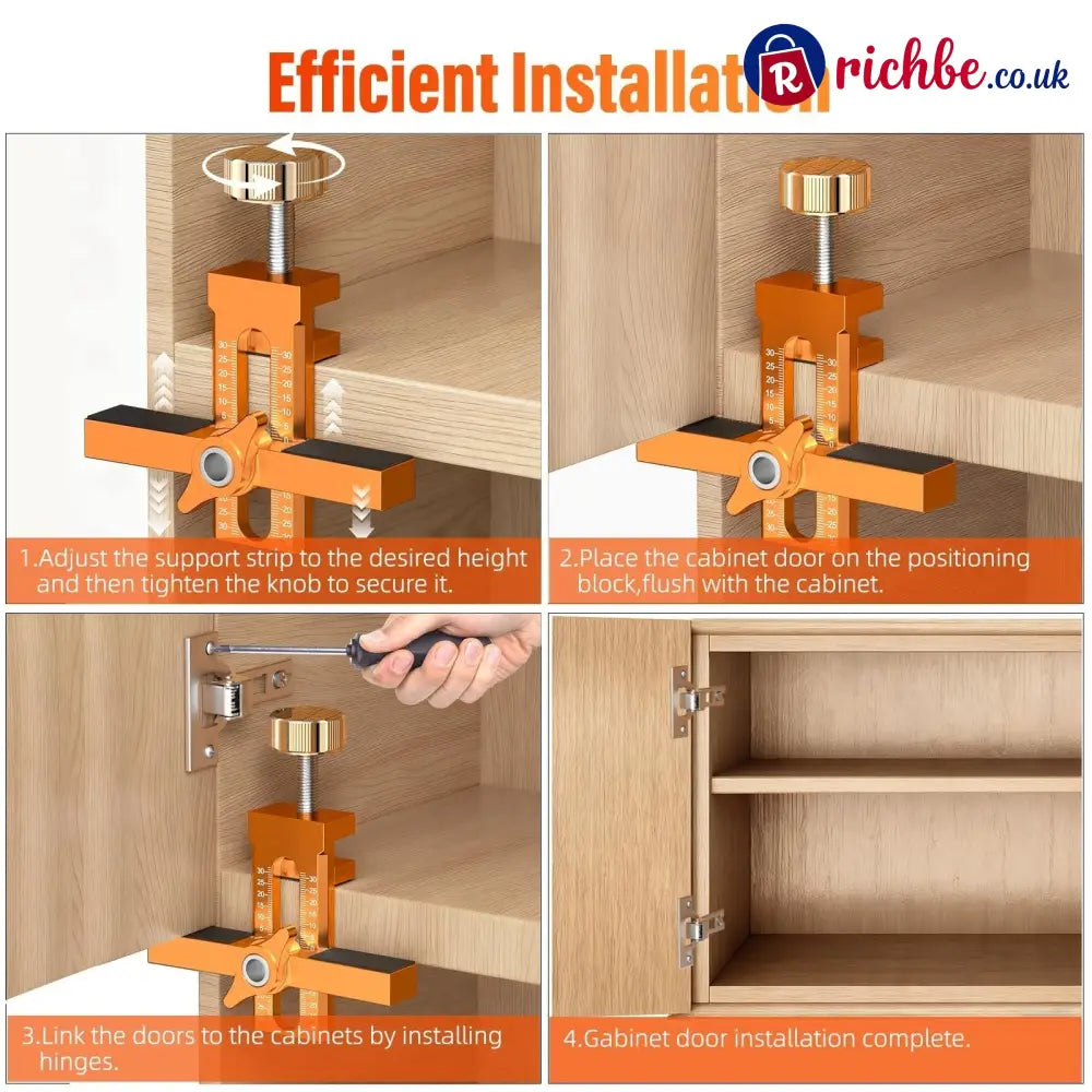 🛠️🔥2026 All-New Upgraded Model🔥Multifunctional Cabinet Door Installation Aid🛠️