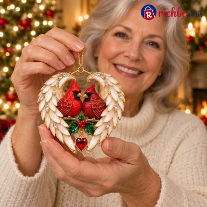 ❤️2026 Angel Wing Heart Christmas Ornaments