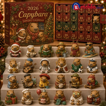 🦫 2026 Capybara Magic Advent Calendar – 24 Days of Cozy Capybara Christmas Surprises 🎄