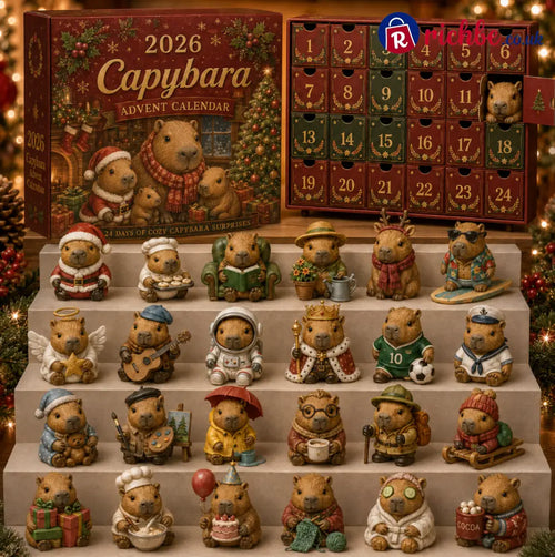 🦫 2026 Capybara Magic Advent Calendar – 24 Days of Cozy Capybara Christmas Surprises 🎄