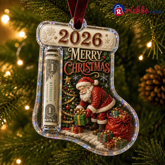 🎅 2026 Christmas Gift 49% Off--Cash Clip Christmas Tree Ornament - 🎅 Santa Claus