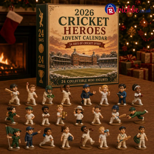 🏆 2026 Cricket Heroes Advent Calendar – 24 Days of Cricket Spirit Collectible Mini Figures & Legendary Matchday Moments