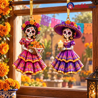 2026 Día de Muertos Ornaments – Folk Art Keepsake Collection Celebrating Love & Remembrance