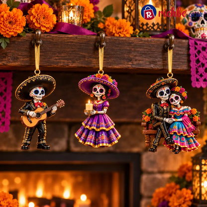 2026 Día de Muertos Ornaments – Folk Art Keepsake Collection Celebrating Love & Remembrance