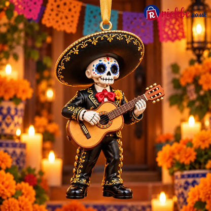 2026 Día de Muertos Ornaments – Folk Art Keepsake Collection Celebrating Love & Remembrance - 🎸🪅Mariachi Guitarist