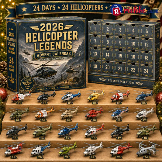 🚁2026 Helicopter Legends Advent Calendar – 24 Days of Collectible Helicopter Surprises