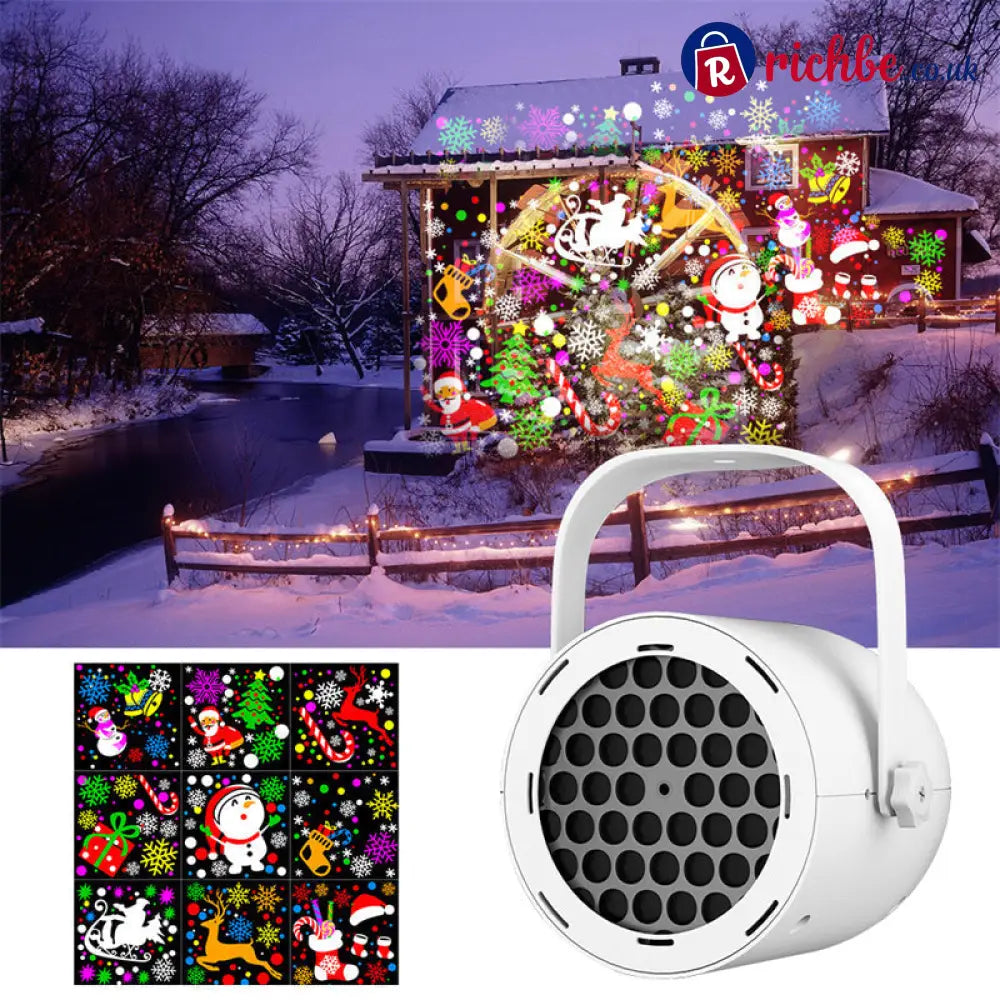 🥳2026 HOT SALE🥳 49% OFF!🎄16-Pattern USB Christmas Projector Light – High-definition projection USB powered & adjustable