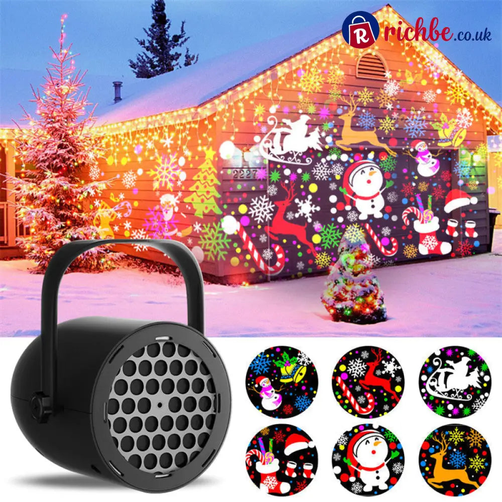 🥳2026 HOT SALE🥳 49% OFF!🎄16-Pattern USB Christmas Projector Light – High-definition projection USB powered & adjustable
