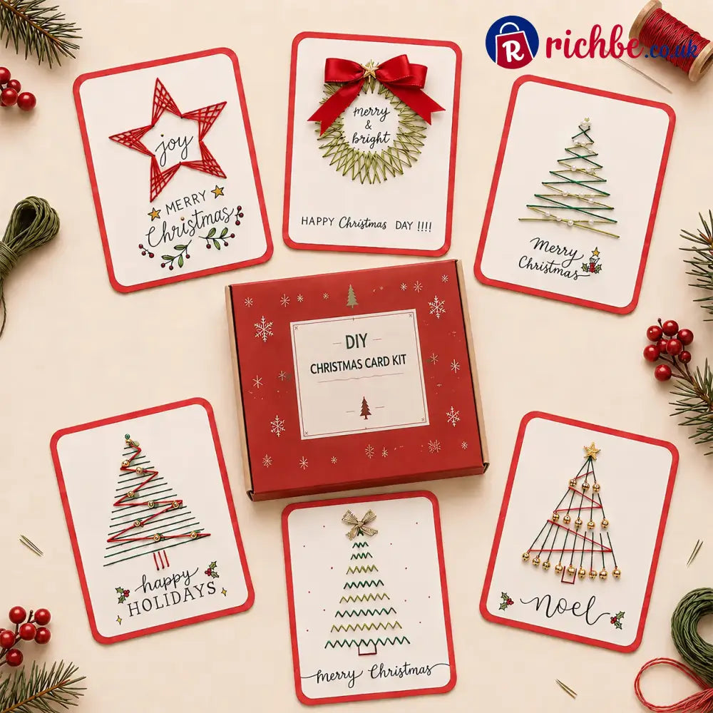 🥳2026 HOT SALE🥳💞50K+ SOLD! 48% OFF!🎄 Merry & Bright Christmas DIY Kit (6 pcs) - C (6PCS)