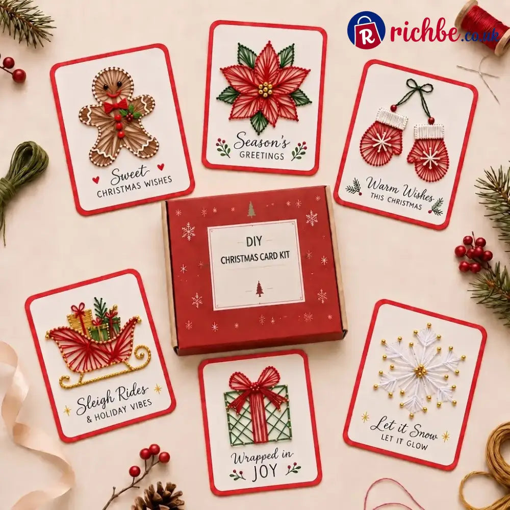 🥳2026 HOT SALE🥳💞50K+ SOLD! 48% OFF!🎄 Merry & Bright Christmas DIY Kit (6 pcs) - D(6PCS)