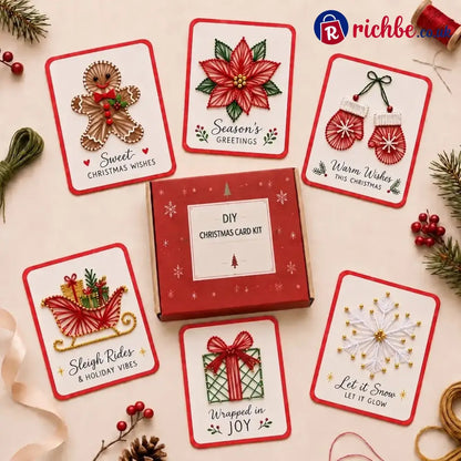 🥳2026 HOT SALE🥳💞50K+ SOLD! 48% OFF!🎄 Merry & Bright Christmas DIY Kit (6 pcs) - D(6PCS)