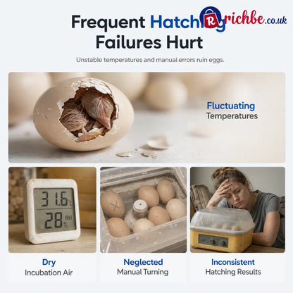 🥳2026 HOT SALE🥳💞50K+ SOLD! 🥚🐣 48% OFF! USB Automatic Egg Incubator – auto egg turning even heat circulation quiet &