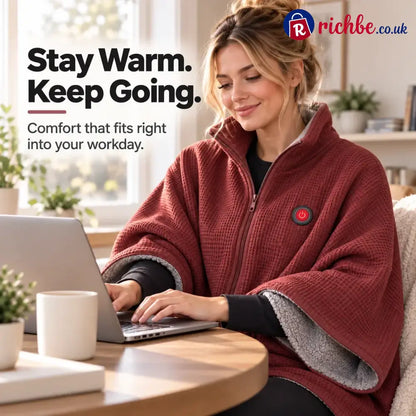 🥳2026 HOT SALE🥳💞50K+ SOLD! 48% OFF!🔥 Wearable Heated Blanket – Cozy Hands-Free Warmth