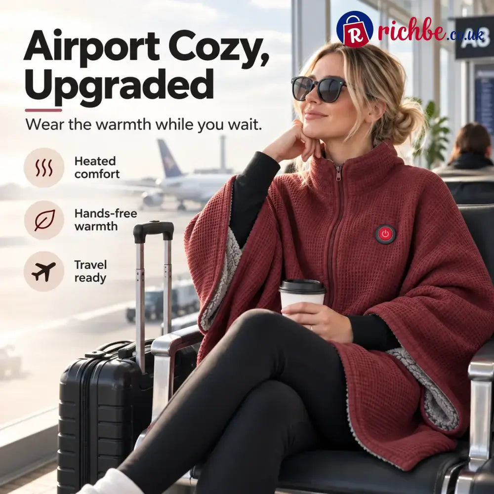 🥳2026 HOT SALE🥳💞50K+ SOLD! 48% OFF!🔥 Wearable Heated Blanket – Cozy Hands-Free Warmth