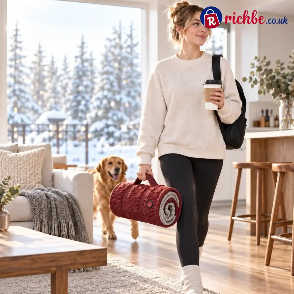🥳2026 HOT SALE🥳💞50K+ SOLD! 48% OFF!🔥 Wearable Heated Blanket – Cozy Hands-Free Warmth