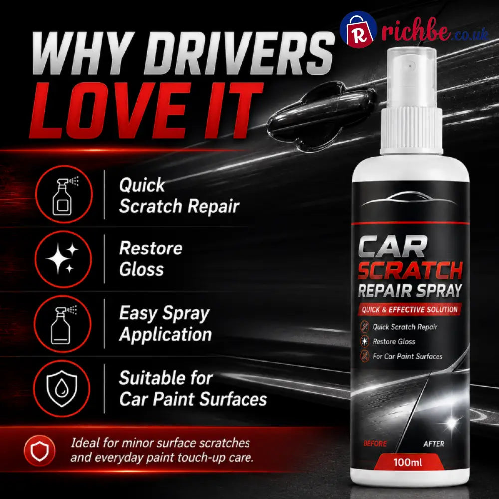 🥳2026 HOT SALE🥳💞50K+ SOLD!🚗✨ 50% OFF! 100ml Universal Car Scratch Repair Spray – Erases light scratches swirl marks &
